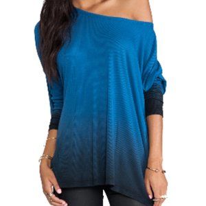 Saint Grace Modal Rib Omega Oversized Top, Size S